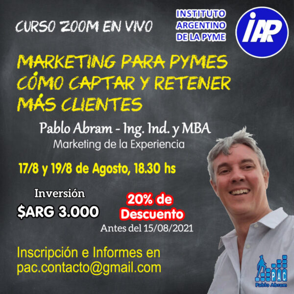Lee más sobre el artículo Curso de marketing de la experiencia para PyMEs